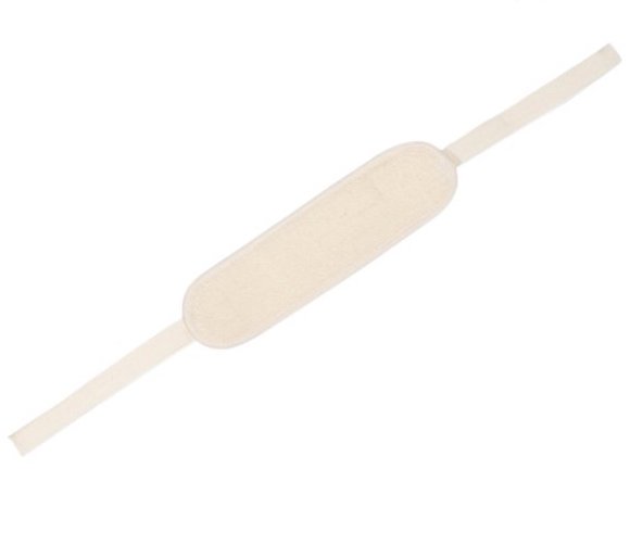 [1650639] Esponja Plana Oval Espalda Crema