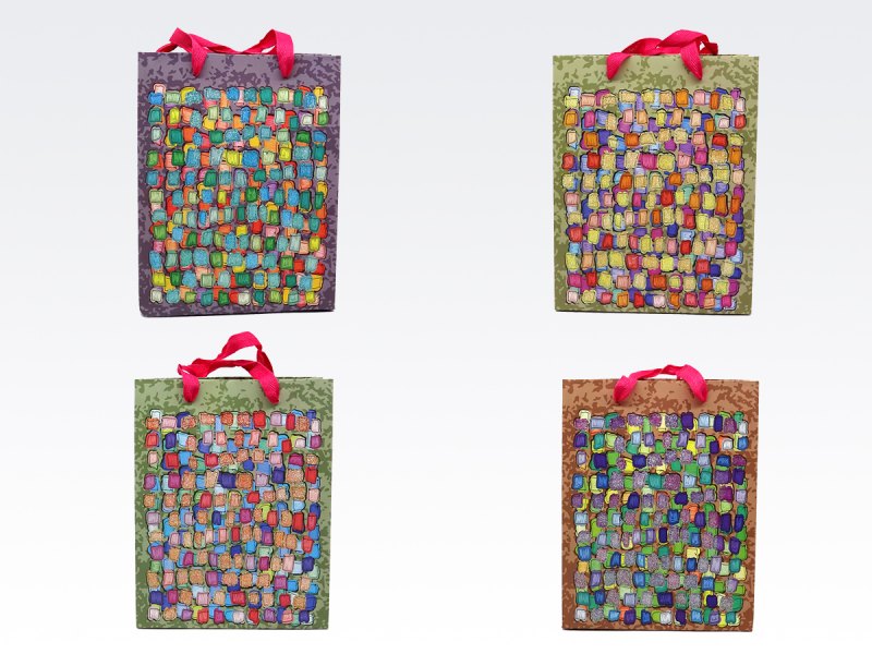 Bolsa De Papel Chica 14 X 11 X 6,5 Cm