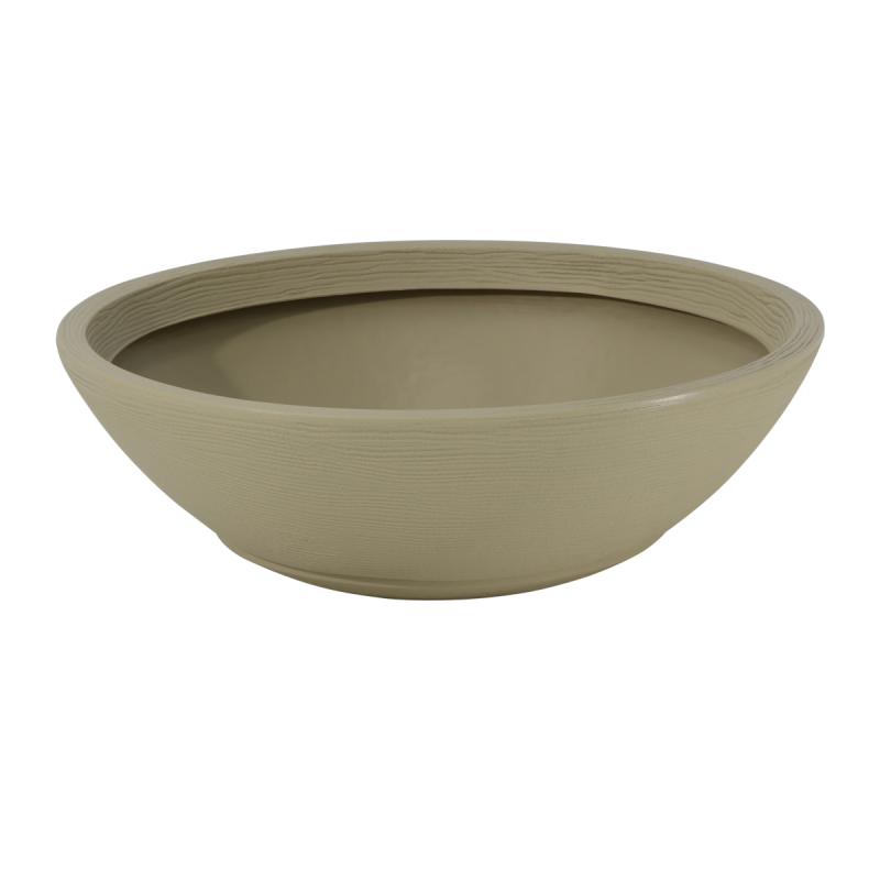 [287241] Maceta Indi 65 X 22 Cm 34 Lts Beige Rotomoldeado Tramontina