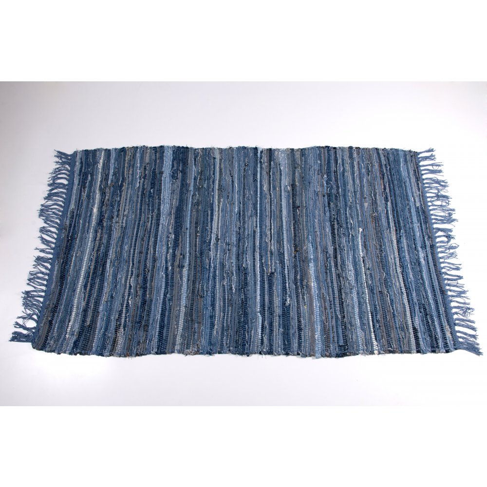 ALFOMBRA ALGODÓN CHINDI JEANS 90X150CM