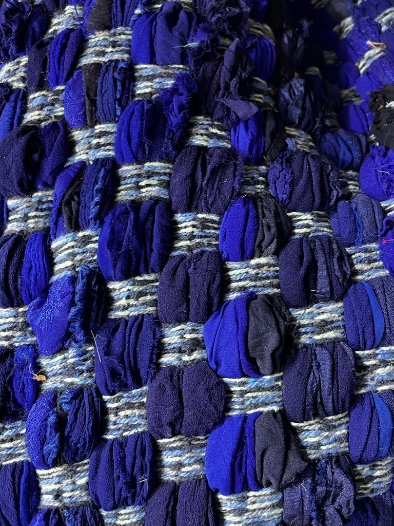 [380553] Alfombra Algodón 120 X 180 Azul