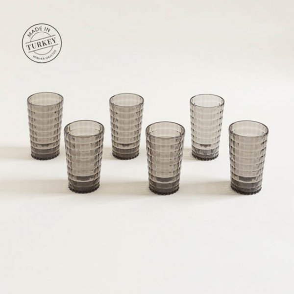 [4110019] Vaso De Acrilico Taksim Smoke 750Ml