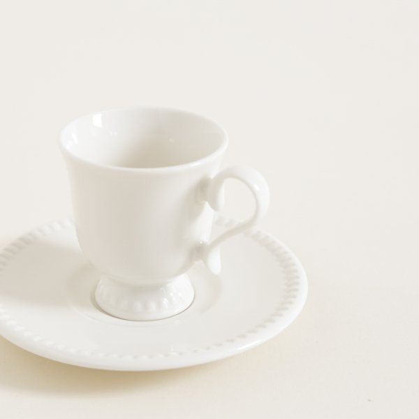 TAZA Y PLATO LUXE 90 ML