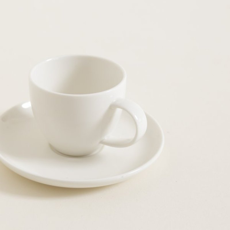 TAZA Y PLATO SIMPLY FINE 100 ML