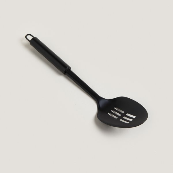 [411497] Cuchara Acanalada De Acero Black