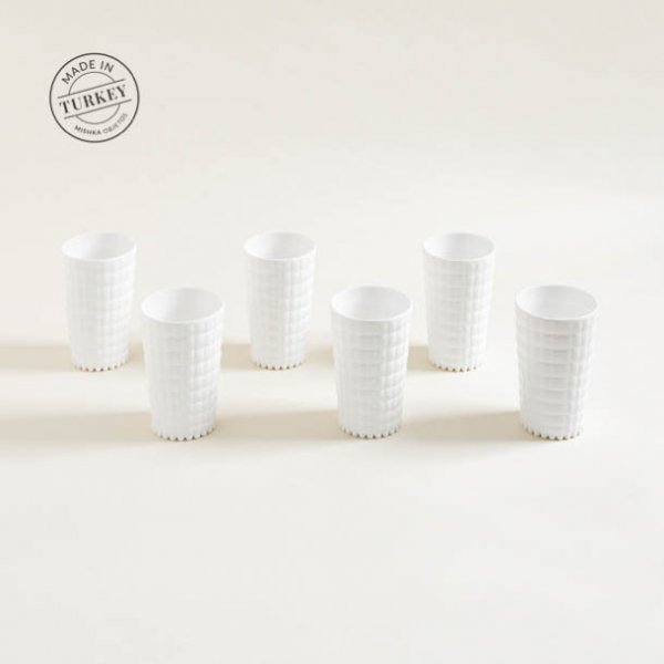 [411649] Vaso De Acrilico Taksim White 700Ml