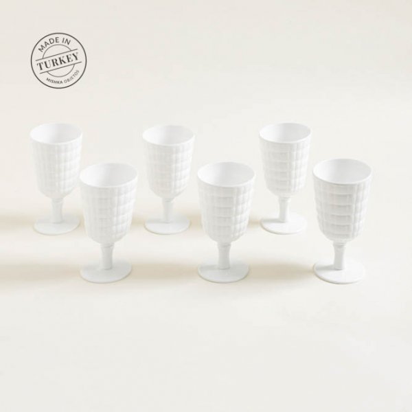 [411651] Copa De Acrilico Taksim White 450Ml