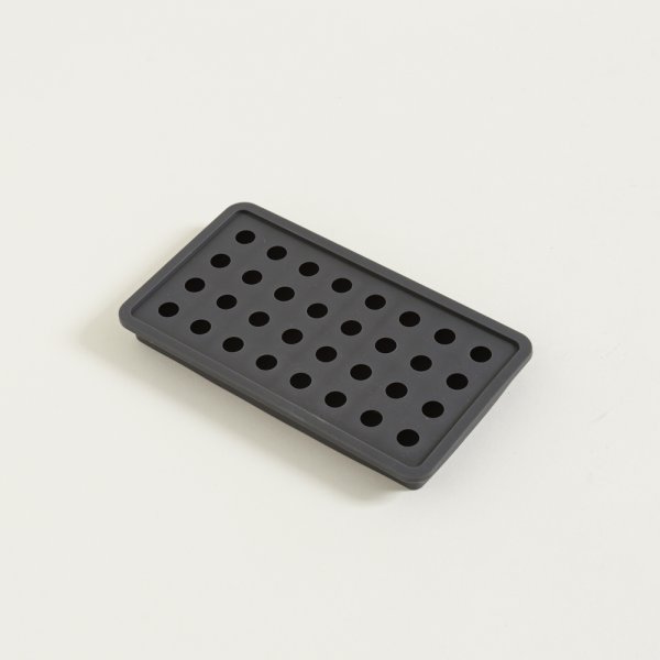 [411977] Cubetera X 32 Bolitas De Silicona Gris 20X11Cm