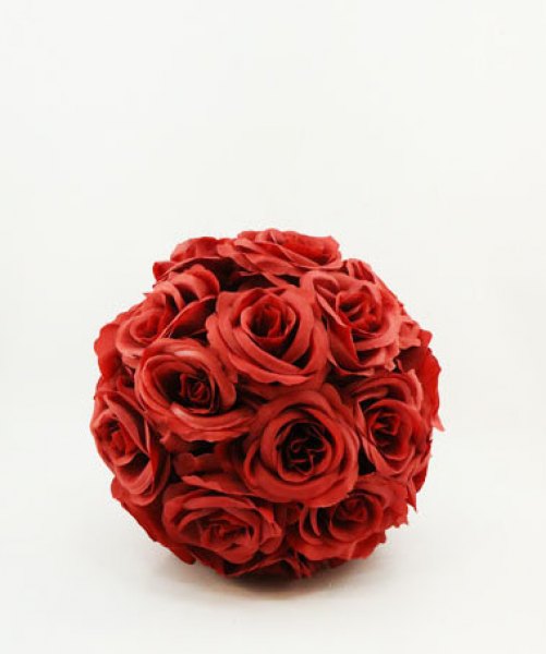 ROSE BALL 20 CM. RED