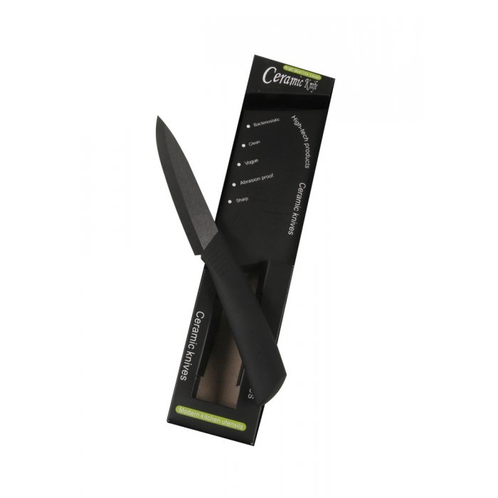 CUCHILLO CERAMICA NEGRA 13 CM