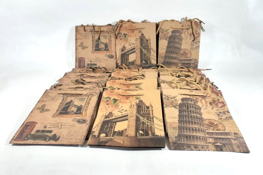 BOLSA DE REGALO PAPEL 15 X 20 CM