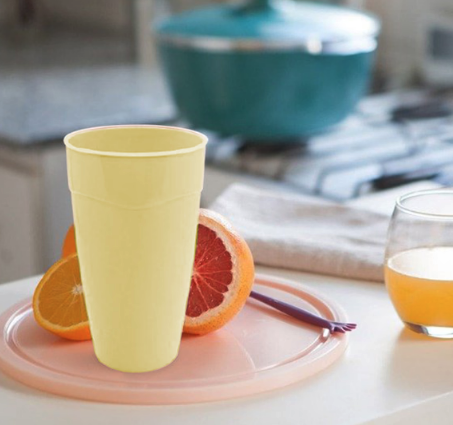 [45930] Vaso Media Pinta 500 Cm3 Amarillo Pastel