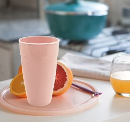 [45932] Vaso Media Pinta 500 Cm3 Rosa Pastel