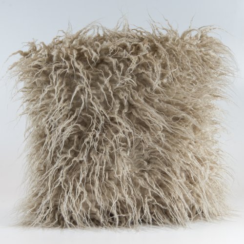 [380188] Funda De Almohadon 43 X 43 Pelo Oveja Gris