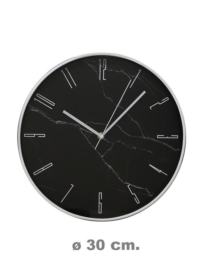 RELOJ PARED BLACK AND WHITE 30 CM RL61704