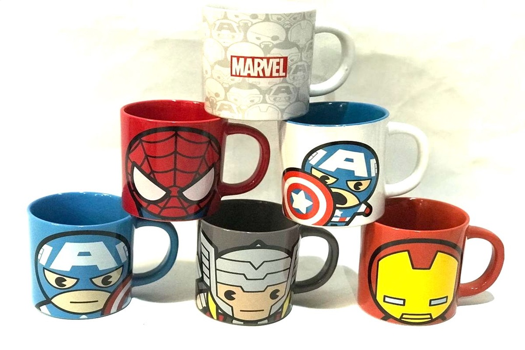 TAZA DE CERAMICA PERSONAJES MARVEL