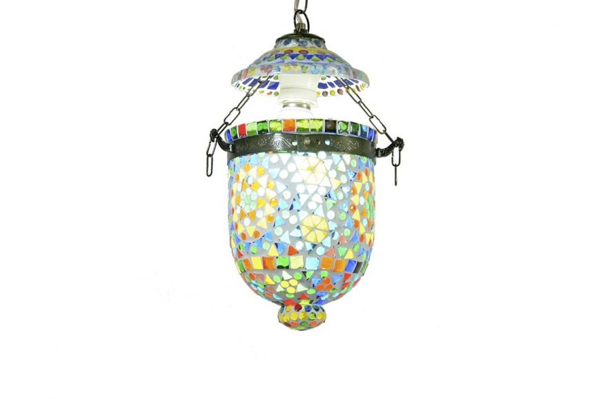 [193556] Lampara 3 Cadenas Hindu 55 X 12 Cm