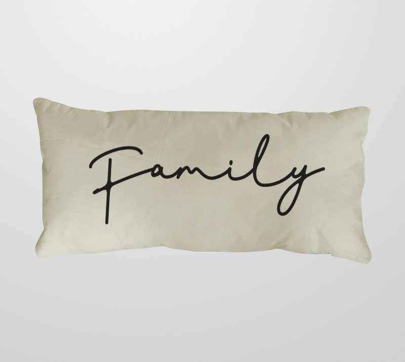 FUNDA ESENCIA  -FAMILY- NATURAL 60X30 CM. -