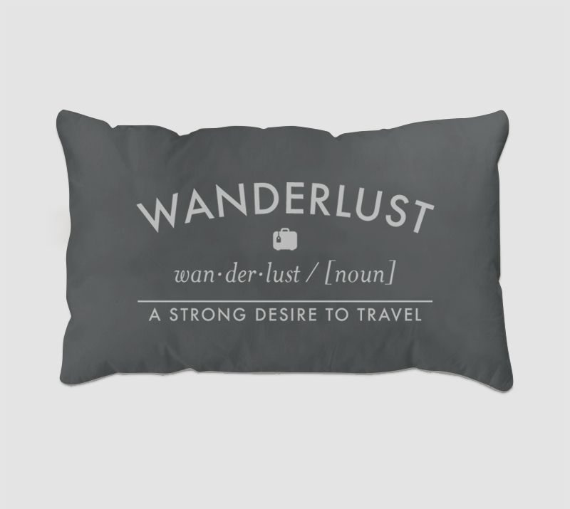 FUNDA ESENCIA  -WANDERLUST- GRIS 70X50 CM.