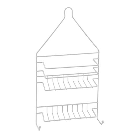 [1400020] Estante Organizador Ducha 2 Pisos Blanco 25 X 9 X 45