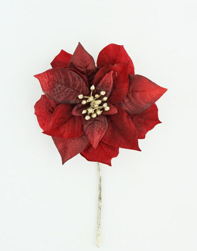 POINSETTIA PICK 17 X 17 CM. RED