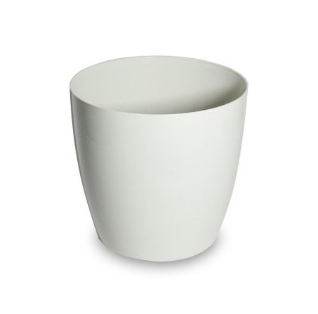 Maceta Turquia Lisa Marfil Brillo 18Cm H 19Cm D