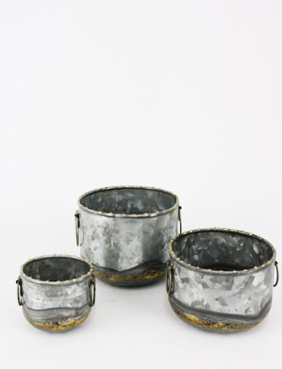 [413648] Macetero Set X3 15X12/14X9/9X6 Antique