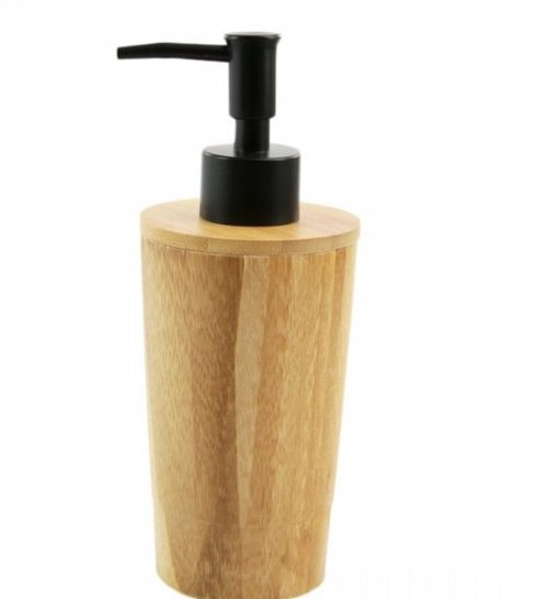 [165217] Bamboo Conico Dispenser Bomba Negra
