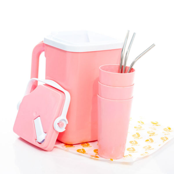 KIT TERERE 3L TERMO + VASO + BOMBILLA ROSA PASTEL