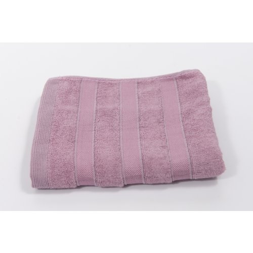 [256391] Set X 2 Toalla Lila Con Cinta 35 X 75 Cm