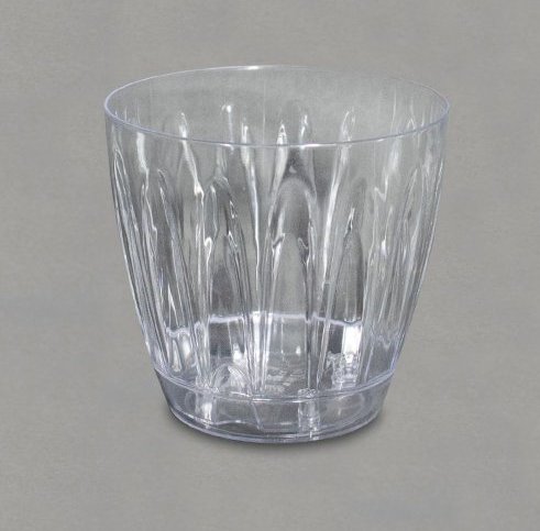 Maceta Turquia Orquidia Vetas Cristal 13Cm H 14Cm D