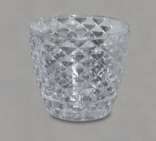 Maceta Turquia Orquidia Rombo Cristal 15Cm H 17Cm D