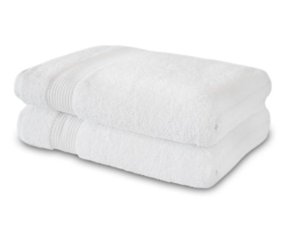 Toalla Pamuk 600 Gr 70 X 140 Cm Blanco 100% Algodon