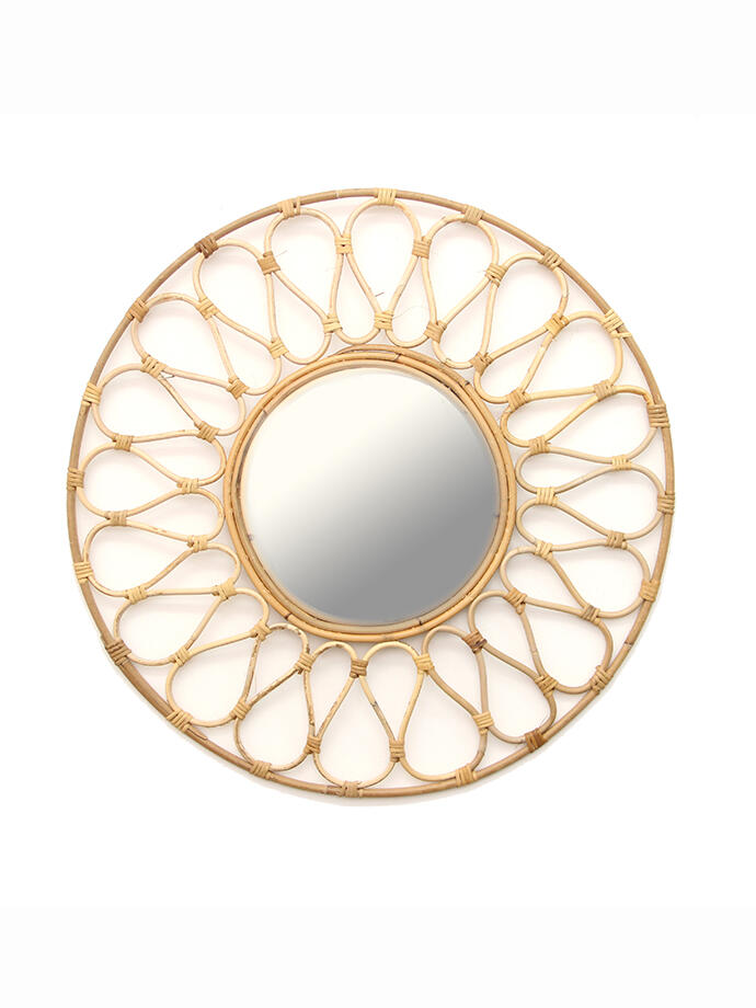 Espejo Rattan Colgante 60 Cm Ep2022