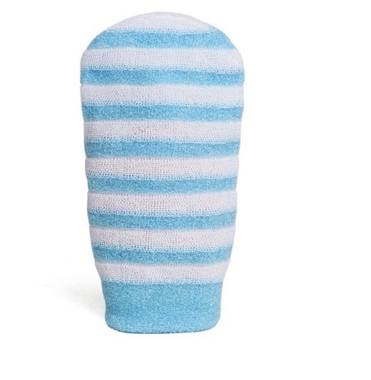 [165586] Guante Exfoliante Oval Bicolor