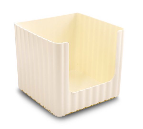 [165592] Organizador Apilable 17 X 17 X 14 Cm Beige