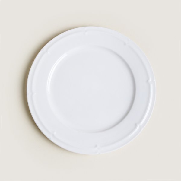 [4110604] Plato De Porcelana Blanca Redondo Dana 26,8Cm
