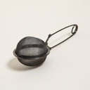 Infusor De Te Pinza De Acero Negro Brillante 6,5 Cm
