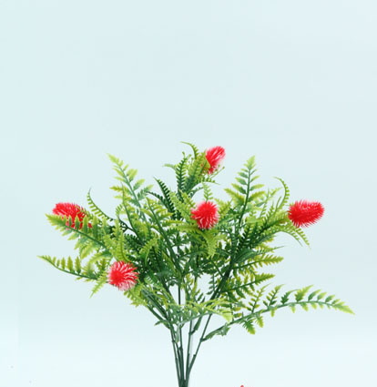 Flowers Pulsatilla X 5 33 Cm. Red