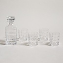 Set X 4 Vasos De Whisky Y Botellon