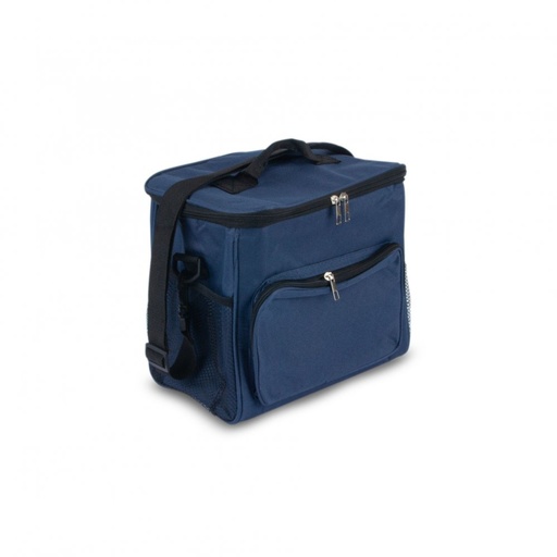 Bolso / Heladera Termico Rectangular Con Bolsillo Azul 23 Alto X 25 Largo X 19 Ancho