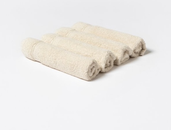 [1650931] Set X4 Toallas 30X45 Crudo  480 Gr Arg