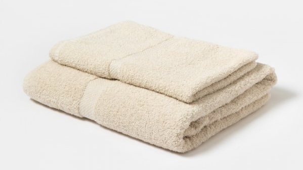 [1650935] Set X2 Toallas 95X152 Y 45X95 Crudo  580Gr Arg