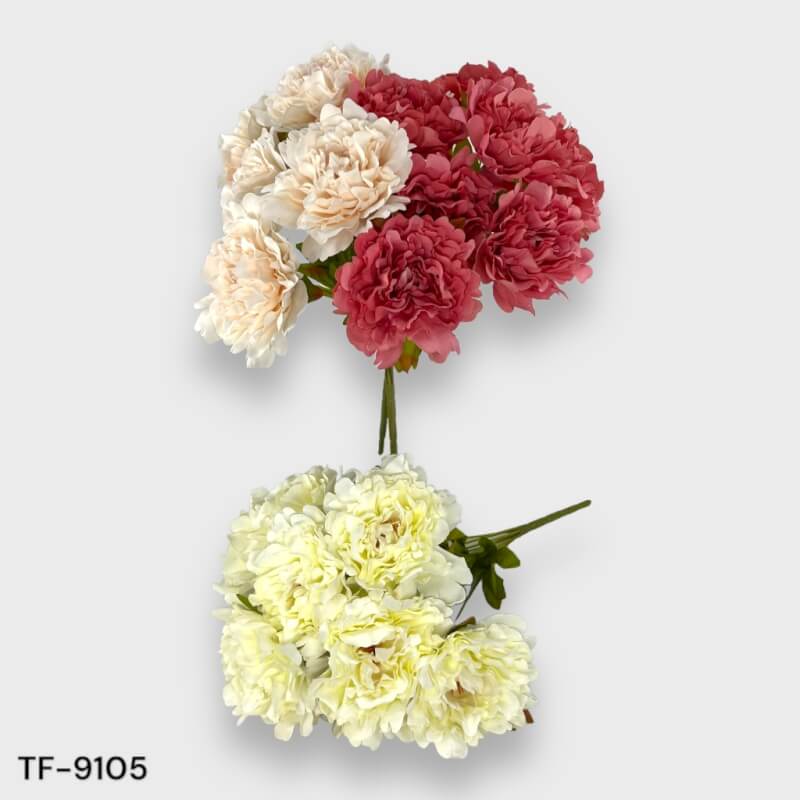 Ramo De Peonia X 7 40 Cm