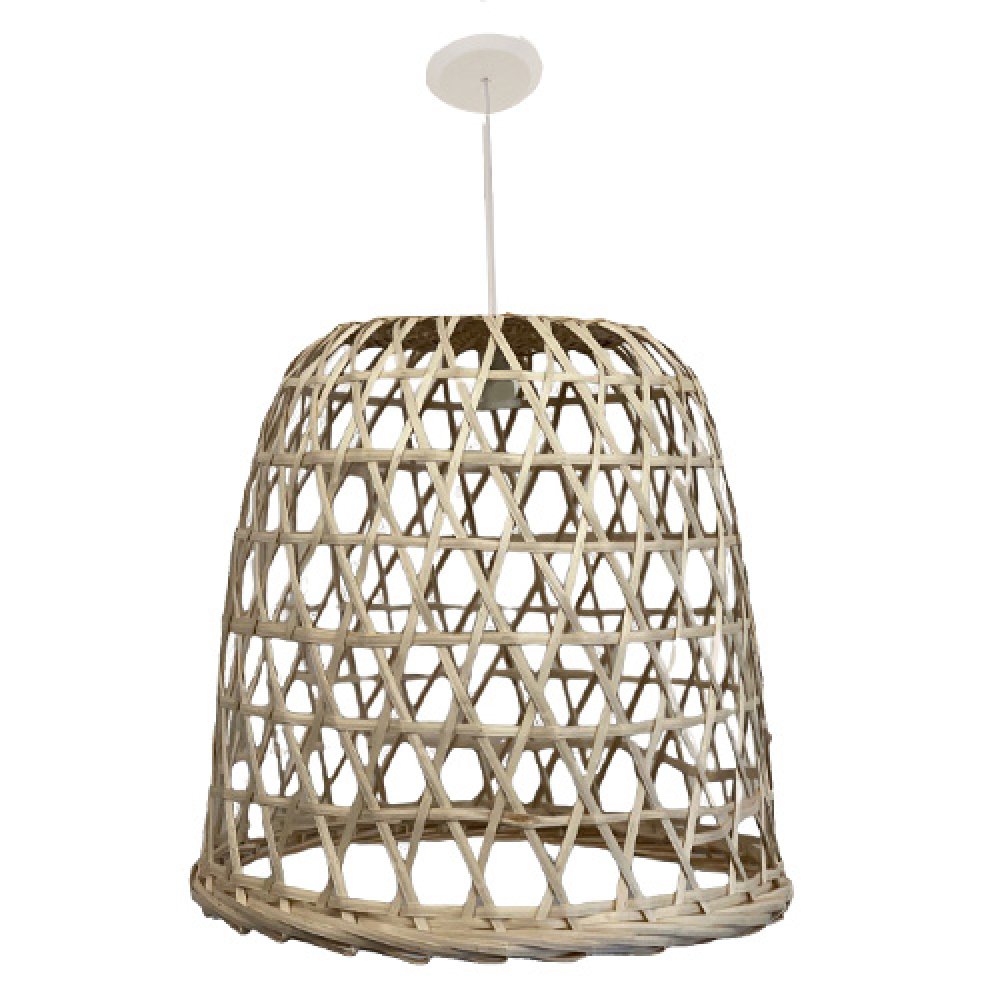 [137413] Colgante De Mimbre Jaula Natural 50X50