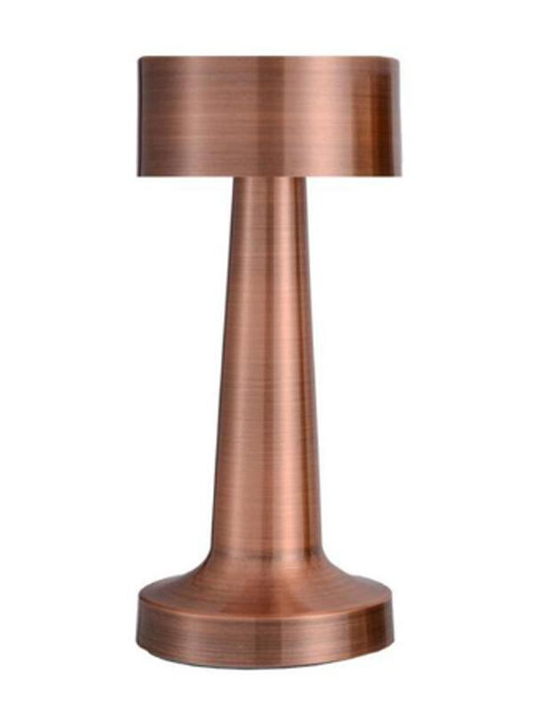 [141977] Velador Metalizado Cobre 9 X 21 Cm Fl1007