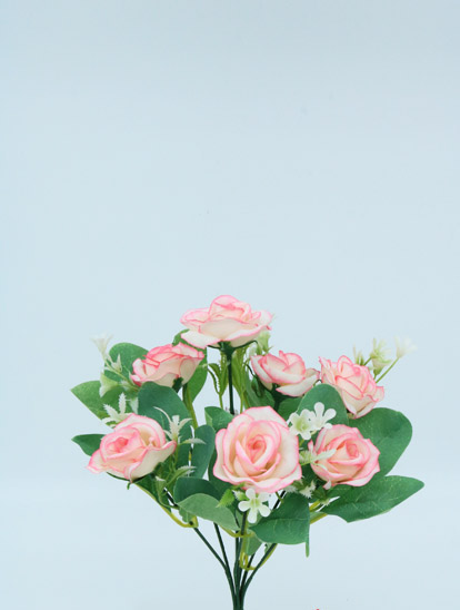 ROSE MIX X 7FL X 30CM PINK