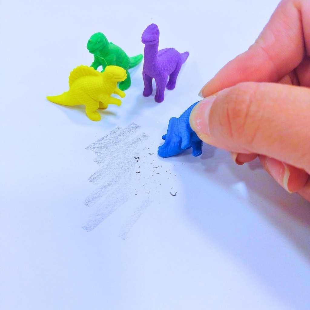 Goma Dino En Sobre X 4 Unidades