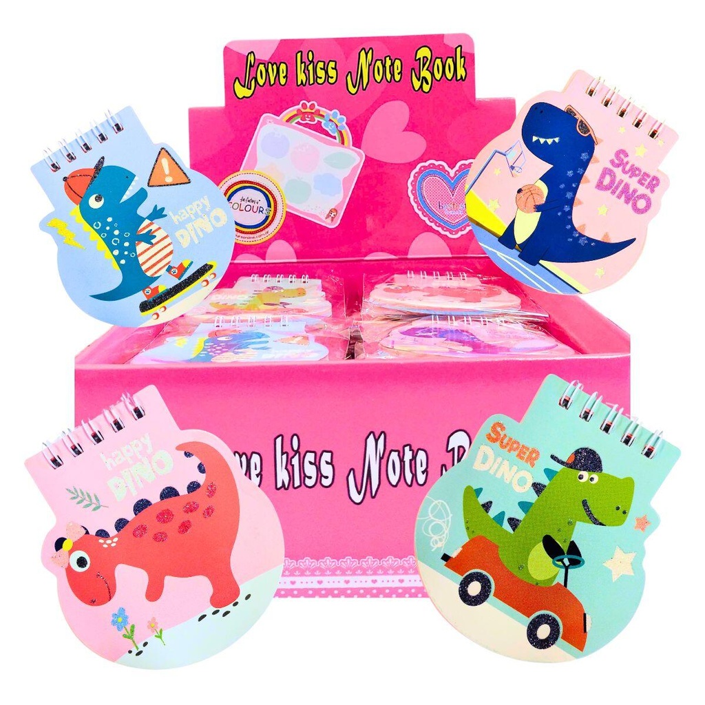 Libreta Mini Dino 40 Hojas - Tapa Blanda