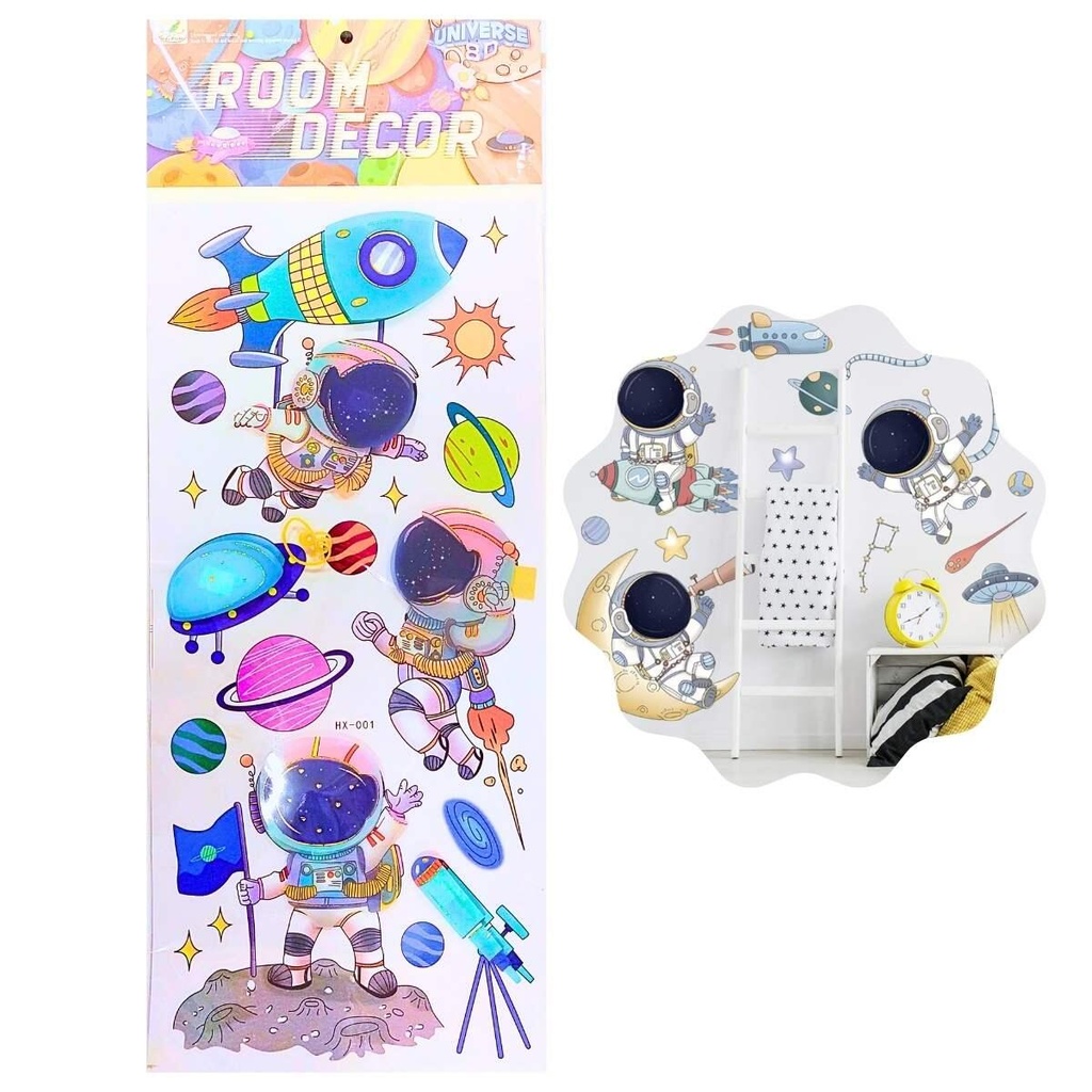 Sticker Espacial 3D
